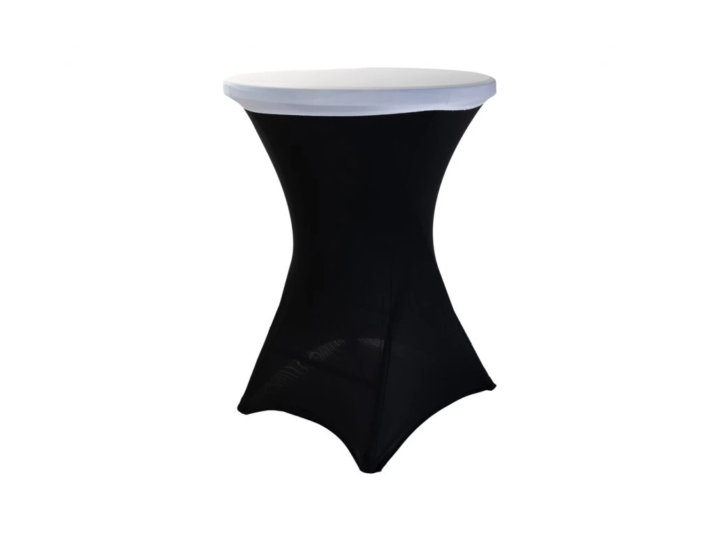 elasticka-cepice-na-bistro-stul-bila Elastická čepice na bistro stůl bílá – potah na cateringový stůl